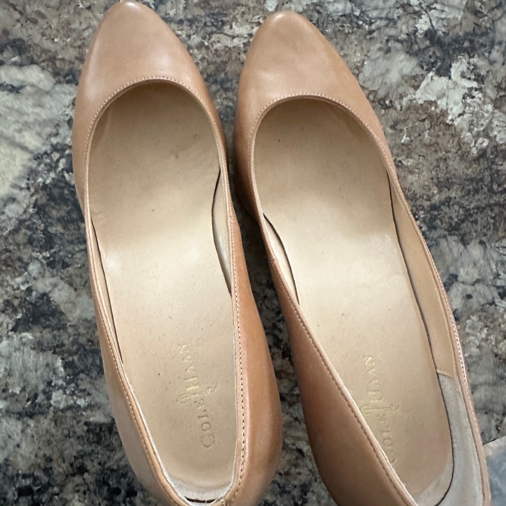 Tan Cole Haan heels, size 9.  Great condition